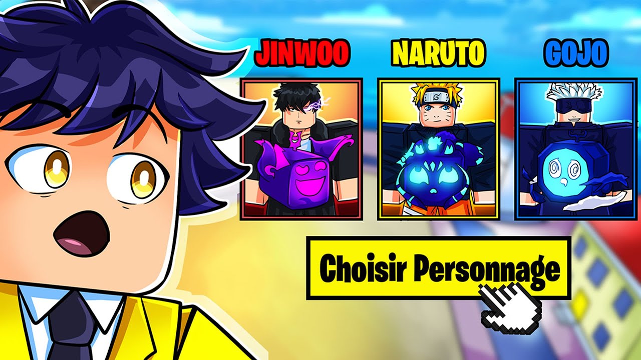 J'ai Finit Blox Fruits avec des Personnages D'anime Aléatoire !