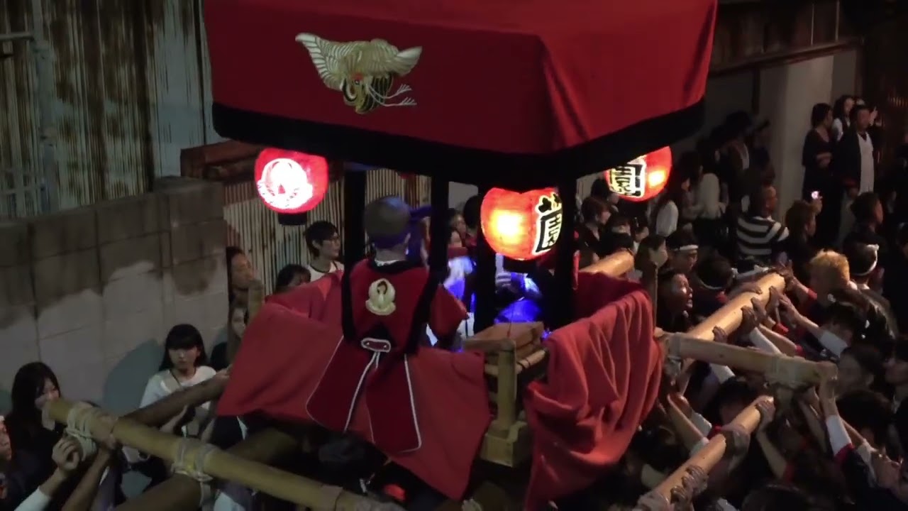 令和7年度　御坊祭　東薗組　本宮　宮入
