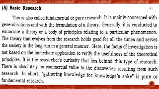 Bussiness Research Methods:- Research Classification Part 2