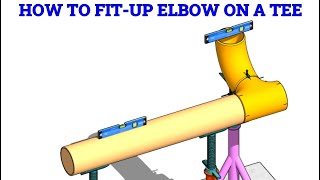 How to fit up and 90 degree elbow on a Tee. by Technical Studies. 357 views 7 days ago 2 minutes, 16 seconds