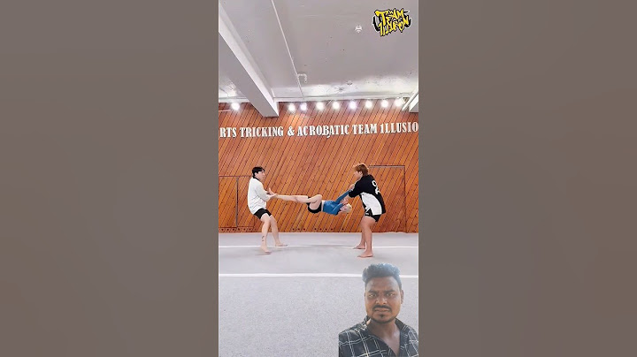공중에서 다리찢기⁉️😱 Split challenge