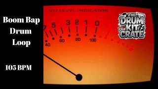 105 BPM Hip Hop Drum Loop | WAV One-Shots, Loop & MIDI