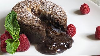 Molten chocolate lava cake|| #decadent ...