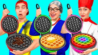 Me vs Grandma Cooking Challenge | Smart Gadgets vs Hacks by PaRaRa Challenge