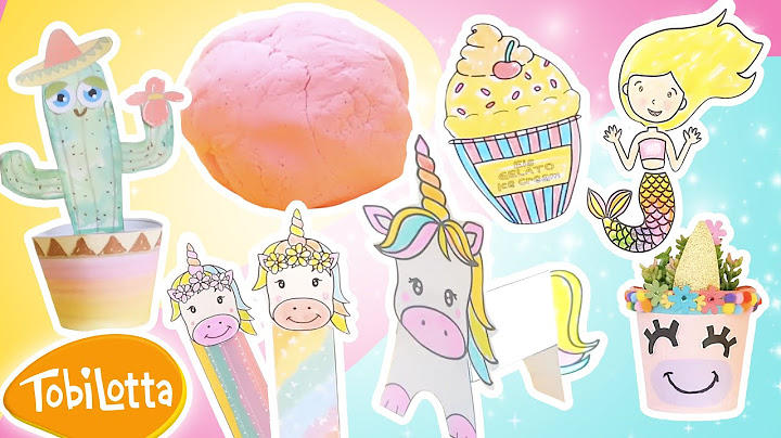 XL Crafts with children Unicorn DIY collection Craft videos Craft ideas easy Unicorn summer spring