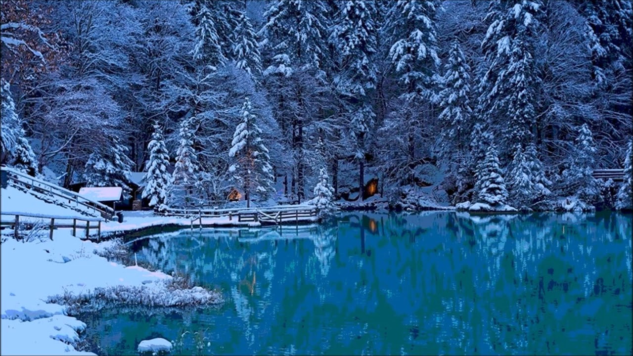 Kander valley in winter (Original relaxing piano solo music)