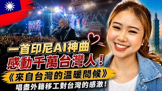一首印尼AI神曲感動千萬台灣人！《來自台灣的溫暖問候》唱盡外籍移工對台灣的感激！