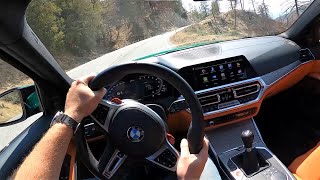 2021 BMW M3 6MT - POV Test Drive (Binaural Audio)