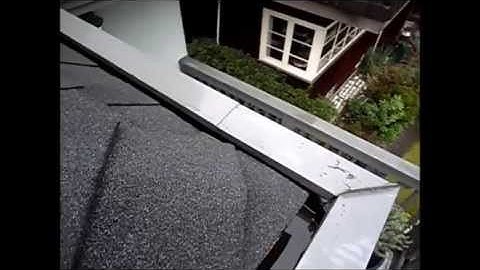 Built In Gutter System