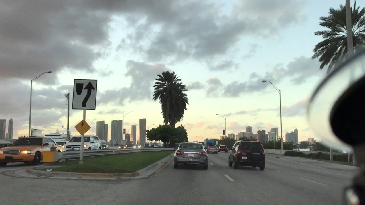 Rush Hour Miami Beach to Miami Downtown