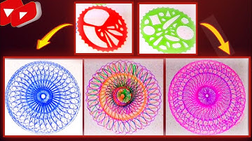 Spirograph Unique Design | Spirograph Art Design | Satisfying | By Saima