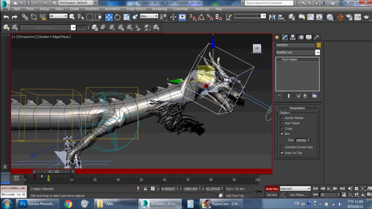 3DS MAX Chinese Dragon Rigging 4 - YouTube