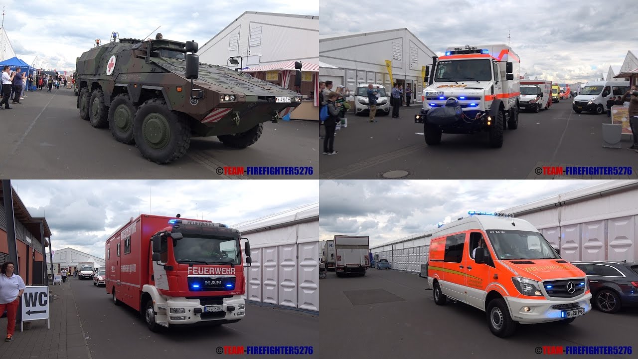 Abschlusskonvoi auf der RettMobil in Fulda 2017