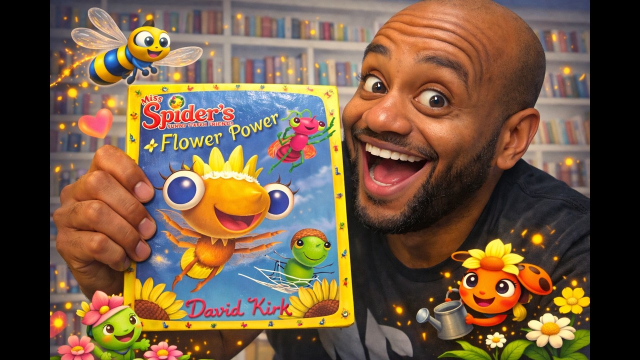 READ With Mr. A TODAY! | Miss Spider’s Sunny Patch Friends: “FLOWER POWER”
