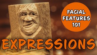 Woodcarving Facial Expressions || Inquisitive Face