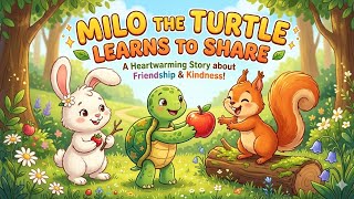 Milo the turtle learns to share | Educational Kids Animated Videos