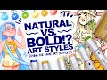 WHICH ART STYLE? NATURAL OR BOLD? | Upcrate Subscription Art Supplies Unboxing!