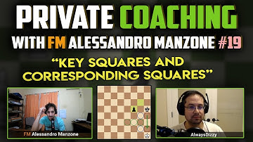 Private Coaching with FM Alessandro Manzone #19: Key Squares and Corresponding Squares