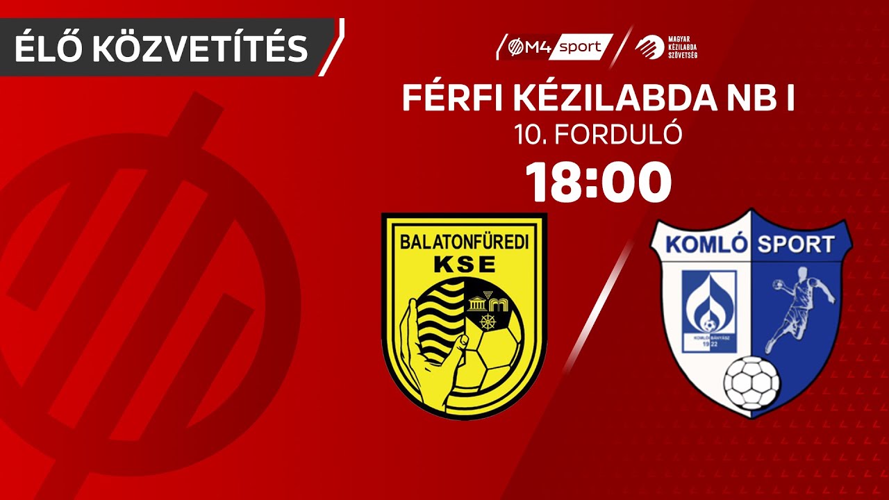 Balatonfüredi KSE – Carbonex-Komló | férfi K&H Liga | 10. forduló