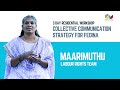 Testimonial | Communication Workshop | Marimuthu | Kabes Media x Fedina Communications