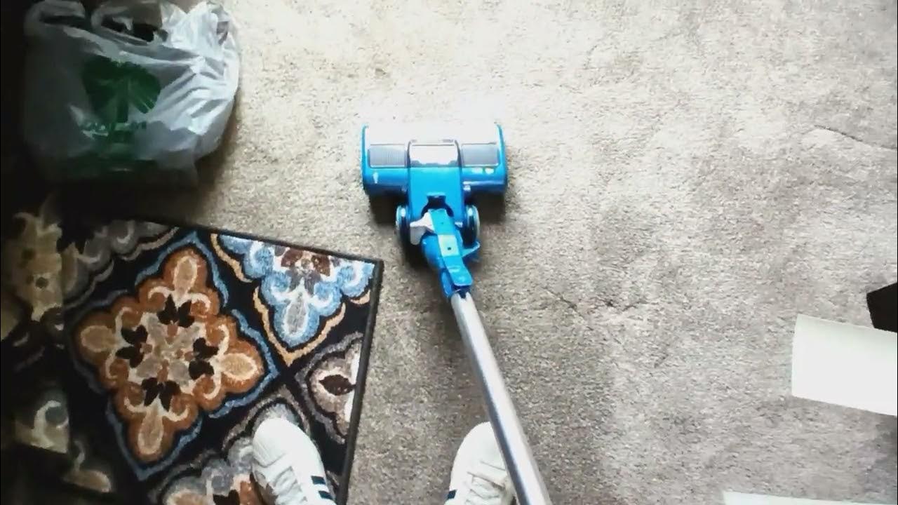 vacuuming with self cleaning shark rocket 🚀 YouTube