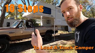 10 Steps To Load A Truck Camper—Truck Camper Repairs & Tips screenshot 1