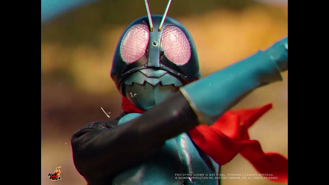 Hot Toys - Kamen Rider No. 1 and Cyclone collectible set - YouTube