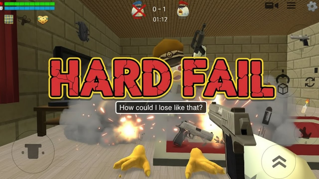 ПОПЫТКА №100: Опять провал! 💢 Chicken Gun Challenge