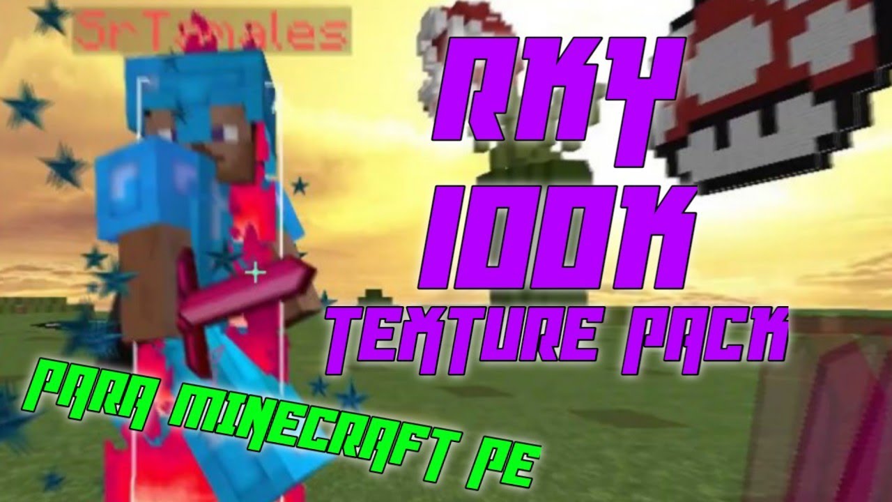 EL TEXTURE PACK DE RKY PARA MINECRAFT PE - YouTube