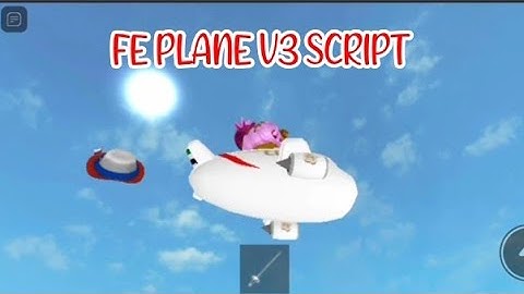 ROBLOX FE PLANE V3 SCRIPT using FLUXUS EXECUTOR played at Fencing - script link on pinned comments