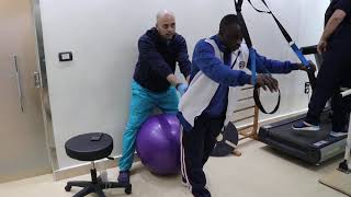 Functional/Balance training for paraplegics توازن وظيفي لاصابات العمود الفقري 