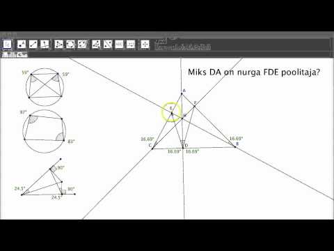 Video: Kuidas Leida Nurga Poolitaja