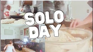 Solo Day| Clean and Cook with Me