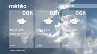 Météo Pau   samedi 12 mars