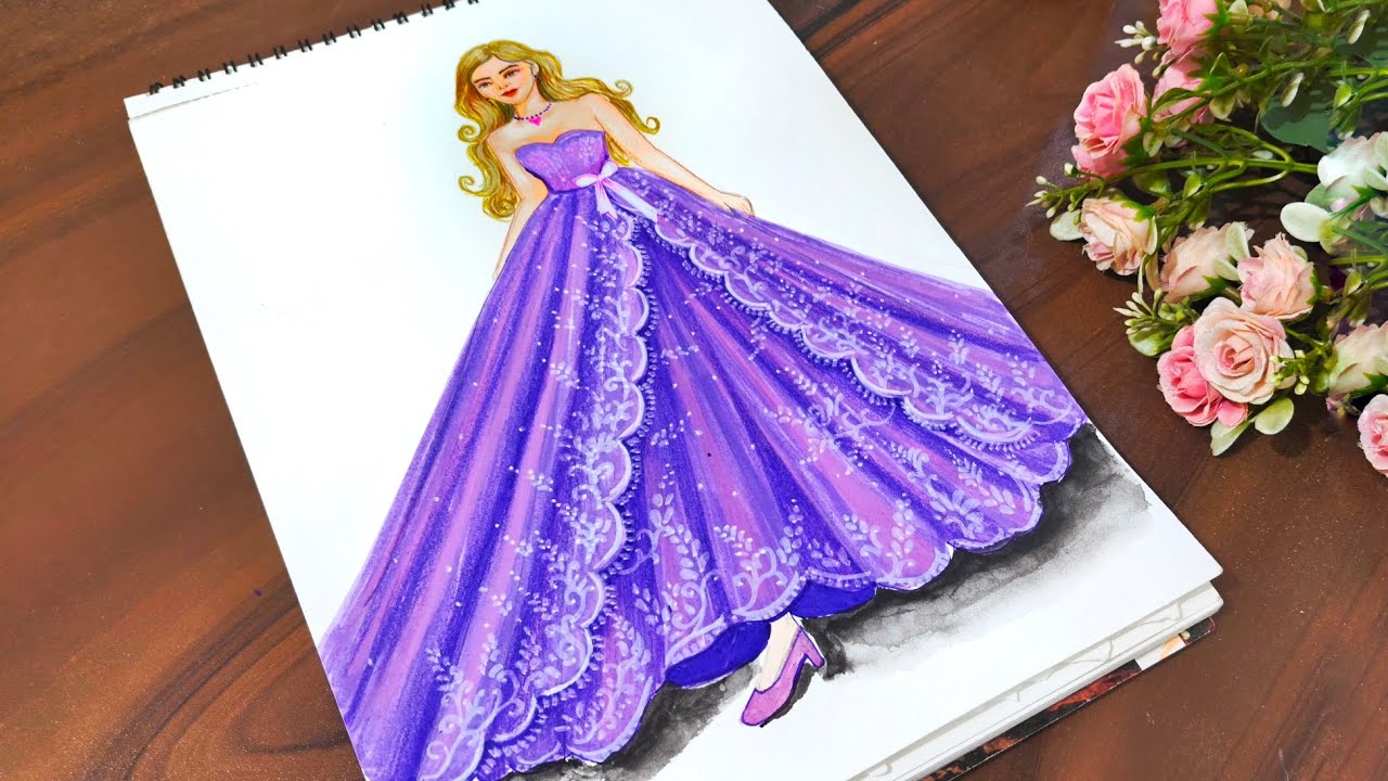 barbie a fashion fairytale dresses sketches 9aecde72bf802dd22c41d711856a3054.jpg
