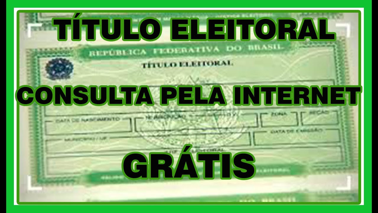 COMO CONSULTAR O T TULO DE ELEITOR PELO NOME ATUALIZADO 2020 SAIBA 
