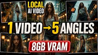 Turn One AI Video into 5 Camera Angles | LTX 2.3 CrossView Full Tutorial | 8GB VRAM