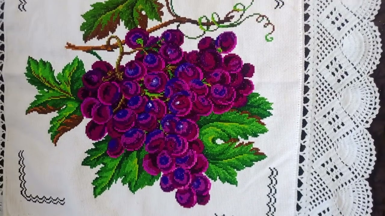 PUNTO DE CRUZ LUGUIS 🍇🍎🍒🍍💐🌹🌸#3 SEPTIEMBRE 24