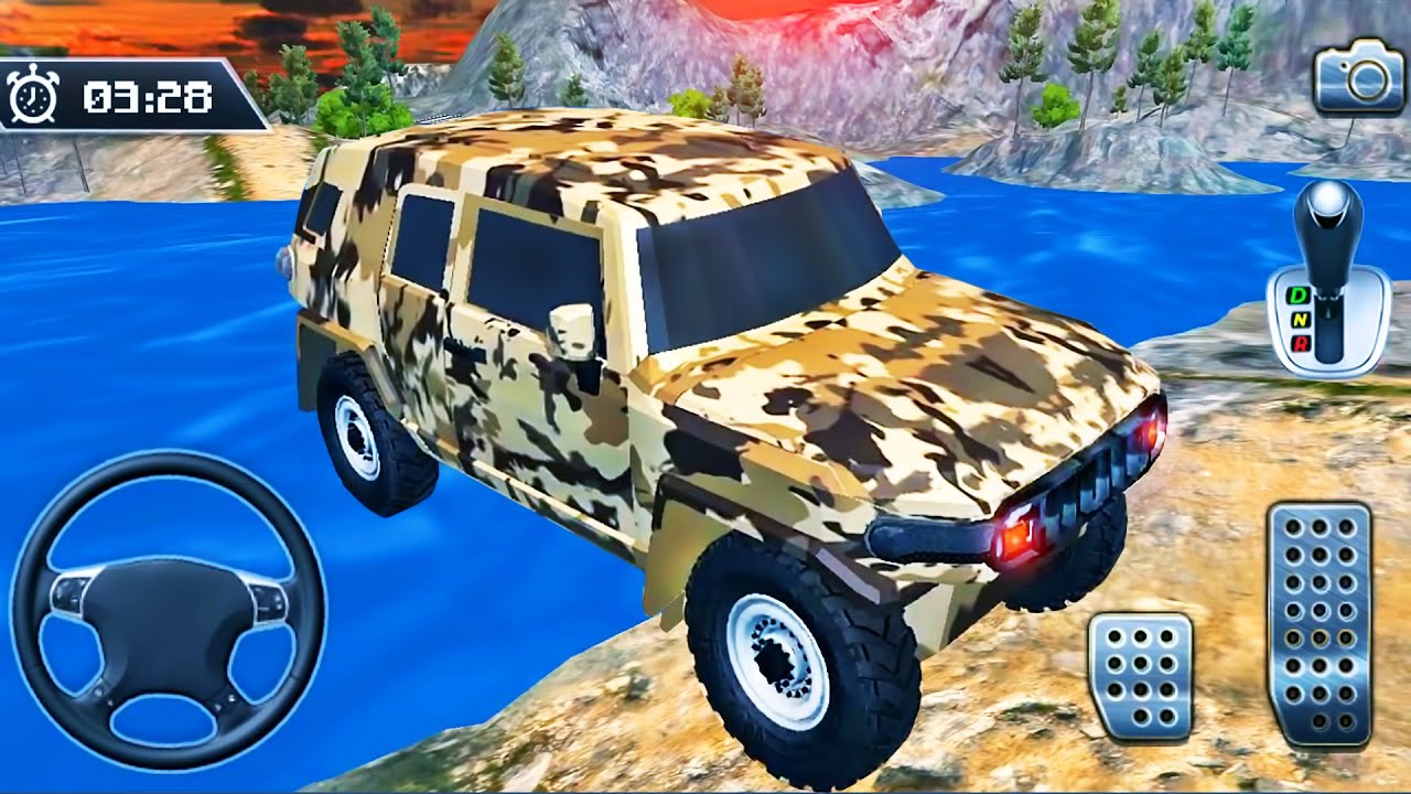 US Military Cargo Truck Driving: Offroad Driver -​ Android GamePlay