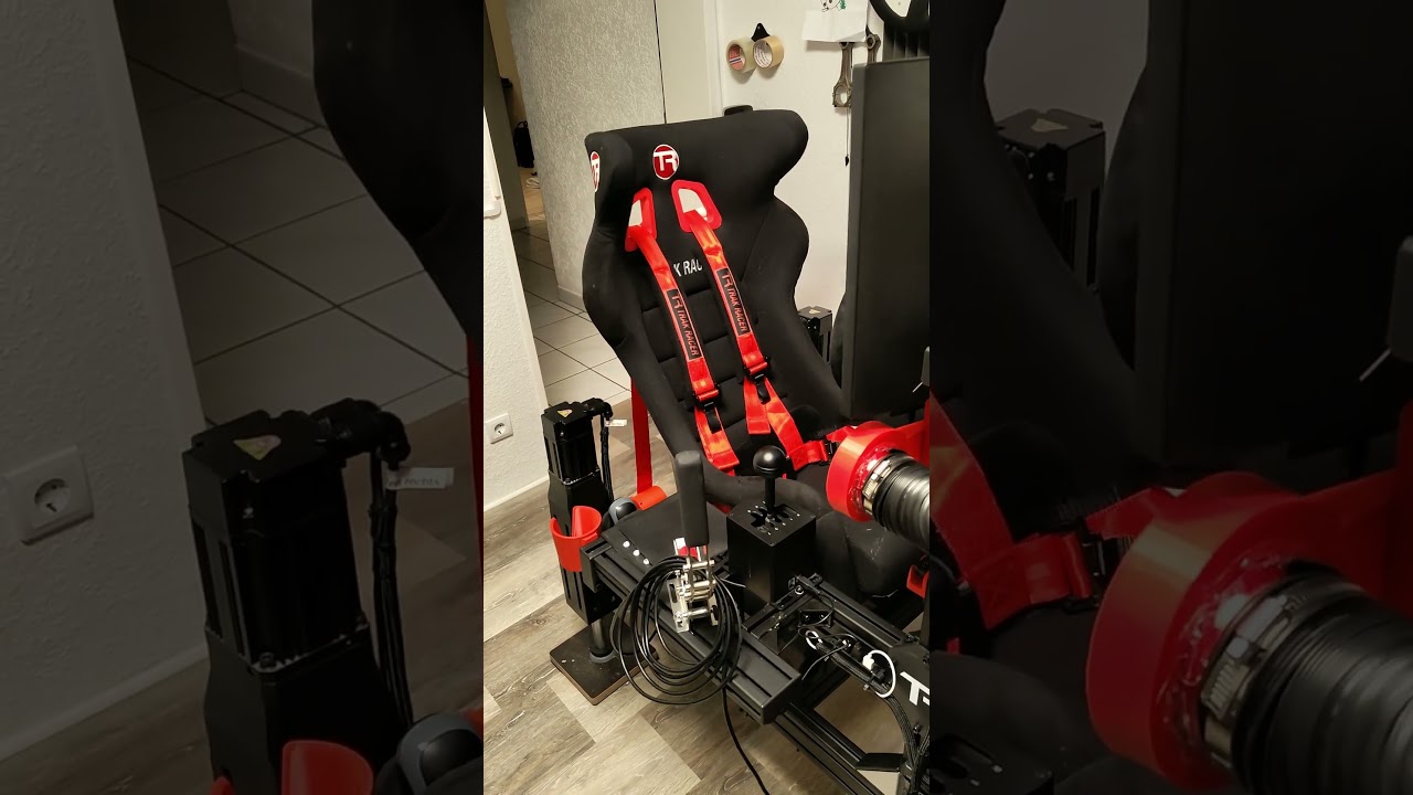 DIY Motion Sim Belt Tensioner Test – No Driver Yet, But It Moves! 🚗 