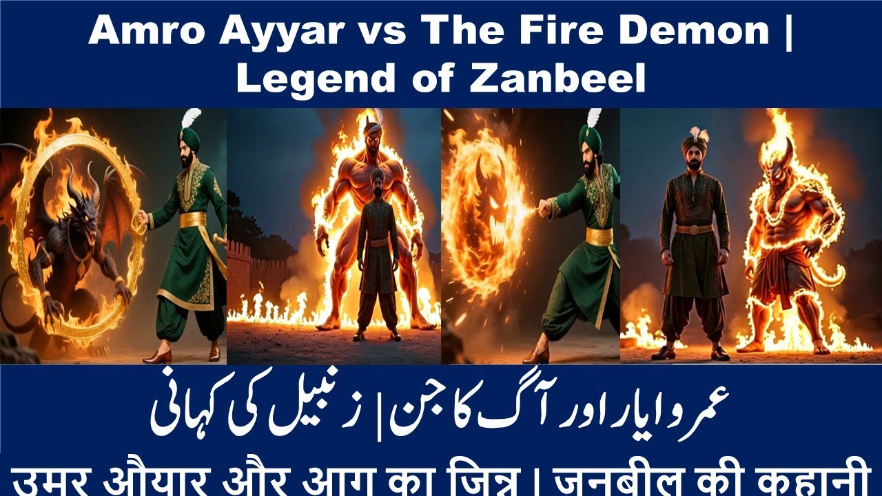 Amro Ayyar vs The Fire Demon  Legend of Zanbeel
