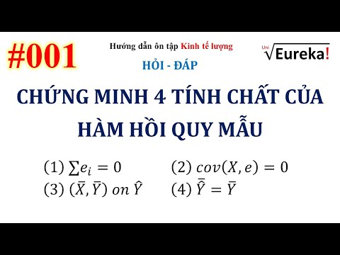 Video Kinh Tế Lượng QA P1 Chứng minh 4 tính chất của hàm hồi... - youtube