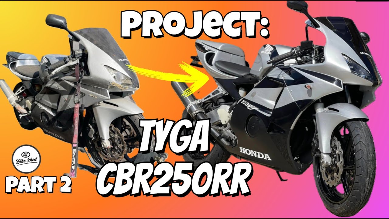 Honda CBR250RR MC22 Restoration Time Lapse - Part 2: Chassis Time