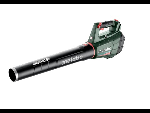 Акумуляторна садова повітродувка Metabo LB 18 LTX BL (601607850), видео 1