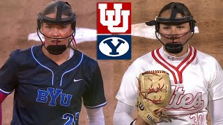 UTAH vs BYU Women's College Softball Highlights Full Game, April 18 2025, Game of the Day !