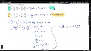 Math 253 Section 6.3: First Order Homogeneous PDEs with Constant Coefficients