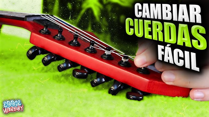 Cómo cambiar Cuerdas Guitarra Eléctrica tipo Gibson - Tutorial Español 