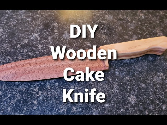 Make Your Own Wooden Cake Knife - Lazy Guy DIY