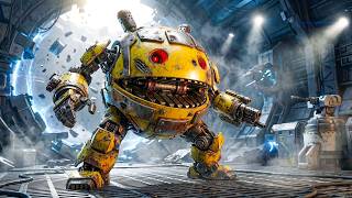 Lava Robot Hunts Robot Blade Across the Shifting Reactor Fortress