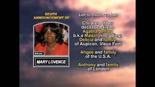 Mary Lovence long